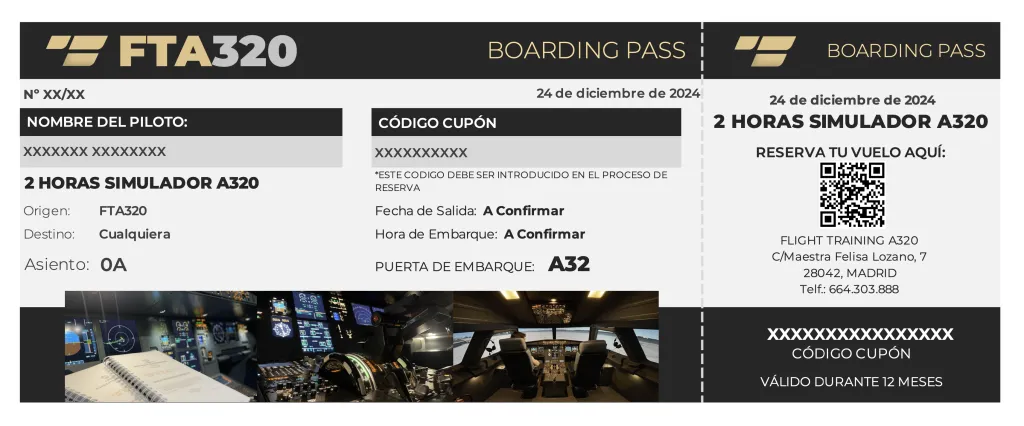 Flight Training A320 | Simulador de Vuelo A320 en Madrid